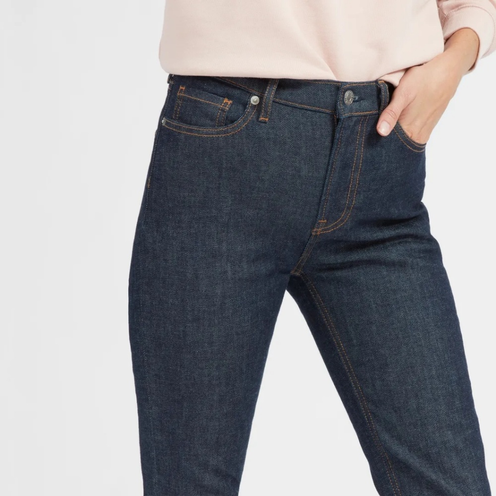 Everlane high rise ankle jeans